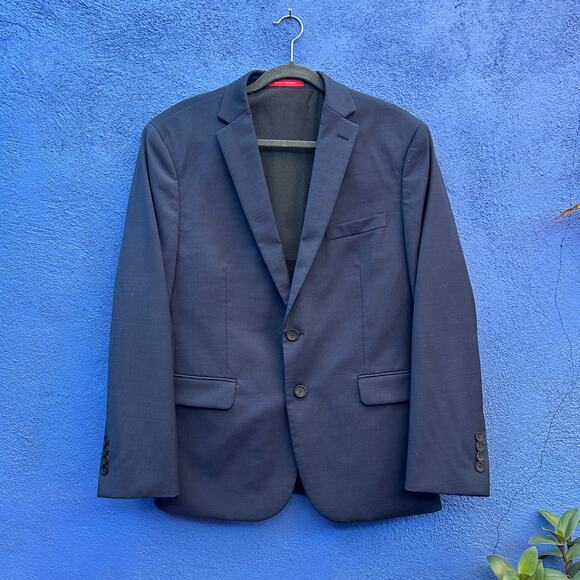 awearness by kenneth cole navy blazer - Picture 1 of 6